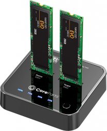 Stacja dokująca CoreParts USB3.2 Type C (10 Gbps) SATA M.2 SSD cloner, stacja dokująca z funkcją klonowania