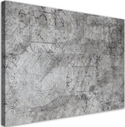  Feeby Obraz na płótnie, Szary wzór na betonowej ścianie - 60x40