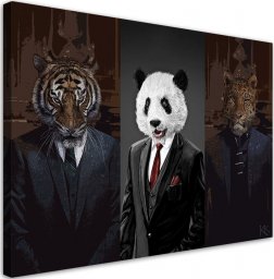  Feeby Obraz na płótnie, Zwierzęta w garniturach - 100x70