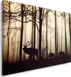  Feeby Obraz, Zwierzęta w lesie - 90x60