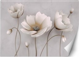  Feeby Fototapeta, Abstrakcyjne kwiaty 3D - 100x70