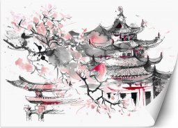  Feeby Fototapeta, Japońska pagoda - 150x105