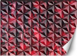  Feeby Fototapeta, Czerwona geometria - 100x70