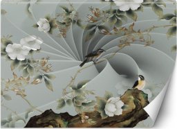 Feeby Fototapeta, Ptak na gałęzi 3D - 100x70