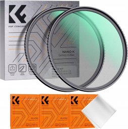 Filtr K+F Zestaw Filtrów 2w1 Filtr Black Diffusion 1/4 Oraz 1/8 K&f Concept Na 52mm / Sku.1710v1