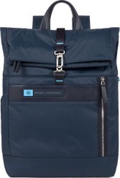 Piquadro Piquadro, Zaino Roll Top Porta PC PQ-BIOS, Backpack, Blu Authentic, Unisex Unisex