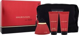  Mauboussin Set Mauboussin: In Red, Eau De Parfum, For Women, 100 ml + In Red, Hydrating, Body Lotion, 100 ml + In Red, Cleansing, Shower Gel, 100 ml For Women