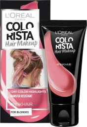 L’Oreal Paris L'Oreal Paris, Colorista Hair Makeup, Semi-Permanent Hair Dye, #PINKHAIR, 30 ml For Women