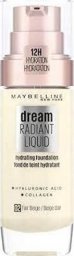 Maybelline  Maybelline, Dream Radiant, Hyaluronic Acid, Hydrating, Liquid Foundation, 02, Fair Beige, 30 ml For Women