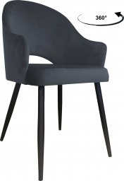  Atos Krzesło obrotowe Velvet podstawa czarna BL14