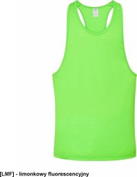  JHK TSUALBCH - Sportowo-plażowy t-shirt bez rękawków - limonkowy fluorescencyjny S