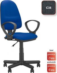 Krzesło biurowe Nowy Styl Krzesło Obrotowe Perfect Gtp Ciemnoszara