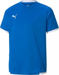  Puma Koszulka dla dzieci Puma teamLIGA Jersey Junior niebieska 704925 02 176cm