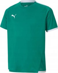  Puma Koszulka dla dzieci Puma teamLIGA Jersey zielona 704925 05 128cm