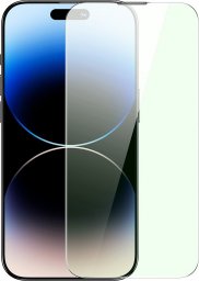  Baseus Szkło hartowane Baseus Anti Blue Light 0.3mm Glass Apple iPhone 14 Pro Max z filtrem przeciwpyłowym + ramka montażowa