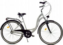  Dallas Bike Rower Dallas City Alu 26" 3spd - biały z czarnym