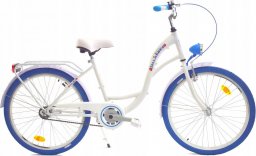  Dallas Bike Rower Dallas City Junior 24" 1spd - biały z niebieskim