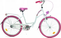  Dallas Bike Rower Dallas City Junior 24" 1spd - biały z różem
