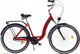  Dallas Bike Rower Dallas City Alu 28" 3spd GE - czerwony