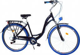  Dallas Bike Rower Dallas City Alu 28" 7spd - czarny z niebieskim