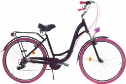  Dallas Bike Rower Dallas City Alu 28" 7spd - czarny z różem