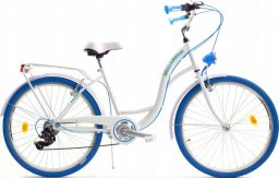  Dallas Bike Rower Dallas City Junior 24" 6spd - biały z niebieskim