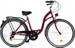 Dallas Bike Rower Dallas City 26" 7spd - czerwony z czarnym