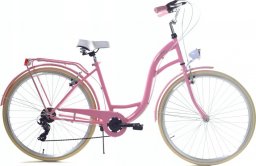  Dallas Bike Rower Dallas City 26" 7spd - różowy z kremem