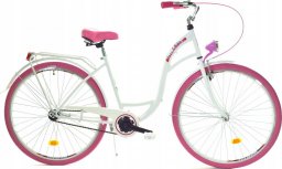  Dallas Bike Rower Dallas City 28" 1spd - biały z różem