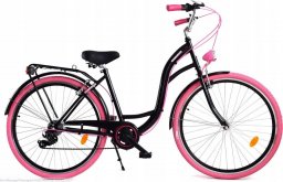  Dallas Bike Rower Dallas City 28" 7spd - czarny z różem