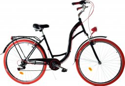  Dallas Bike Rower Dallas City 28" 7spd LUX - czarny z czerwonym