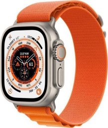 Smartwatch Apple Watch Ultra GPS + Cellular 49mm Titanium Case Alpine Loop Medium Pomarańczowy (MQFL3UL/A)