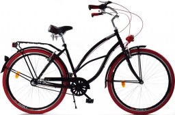  Dallas Bike Rower Dallas Cruiser 26" 3spd Lady Alu - czarny z czerwonym