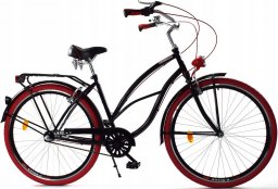  Dallas Bike Rower Dallas Cruiser 28" 3spd Lady Alu - czarny z czerwonym