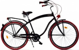  Dallas Bike Rower Dallas Cruiser Men 28" 3spd Alu - czarny z czerwonym