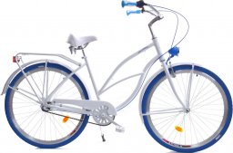  Dallas Bike Rower Dallas Cruiser 28" 3spd Lady Alu - biały z niebieskim
