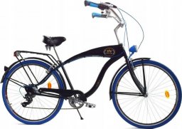 Dallas Bike Rower Dallas Cruiser Men 28" 7spd GE - czarny z niebieskim