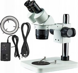Mikroskop Rosfix MIKROSKOP STEREOSKOPOWY ELEKTRONIKA + OŚWIETLACZ