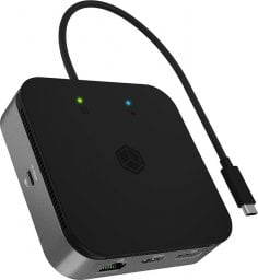 Stacja/replikator Icy Box Stacja dokujšca IB-DK408-C41 7w1,HDMI, DP,USB,LAN
