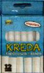 Dromader Kreda tablicowa biała 12szt (130-02340)