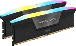 Pamięć Corsair Vengeance RGB, DDR5, 32 GB, 6000MHz, CL36 (CMH32GX5M2E6000C36)