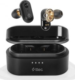 Słuchawka TTEC Ttec 2KM127S słuchawki/zestaw słuchawkowy True Wireless Stereo (TWS) Połączenia/muzyka Czarny