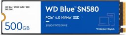 Dysk SSD WD SN580 500GB M.2 2280 PCI-E x4 Gen4 NVMe (WDS500G3B0E)