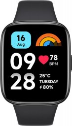 Smartwatch Xiaomi Redmi Watch 3 Active Czarny  (47254)