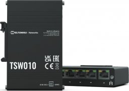 Switch Teltonika Przełšcznik przemysłowy TSW010 5xRJ45 porty 10/100Mbps