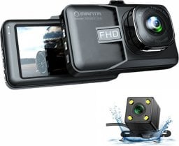 Wideorejestrator Manta Rejestrator jazdy Manta DVR401F DUO Black Eye z kamerą cofania G-sensor FHD