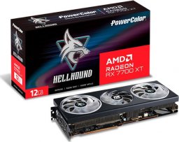 Karta graficzna Power Color Hellhound Radeon RX 7700 XT 12GB GDDR6 (RX 7700 XT 12G-L/OC)