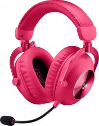 Słuchawki Logitech G Pro X2 Lightspeed Różowe (981-001275)