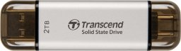 Dysk zewnętrzny SSD Transcend ESD310S 2TB Srebrny (TS2TESD310S)