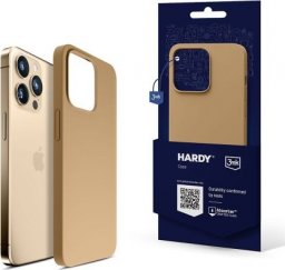  3MK Etui Hardy Silicone MagCase Dark Gold iPhone 15 Pro